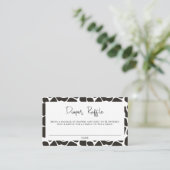 BRYNDLE Modern Farm Animal Cow Print Diaper Raffel Platzkarte (Stehend Vorderseite)