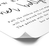 BRYNDLE Tierkuh drucken wie groß ihr Bauchspiel is Poster (Ecke)