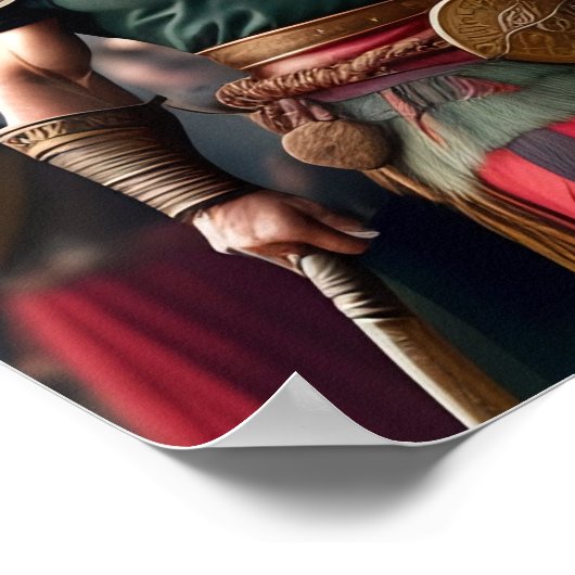 Brynjar, das Viking Poster (Ecke)