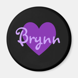 Brynn Lila Heart Design Magnet