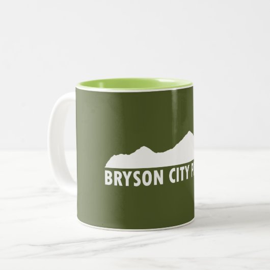 Bryson City Bitte Zweifarbige Tasse (Vorderseite Links)