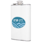 Bryson City North Carolina Außenbereich Flachmann (Links)