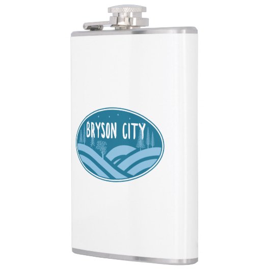 Bryson City North Carolina Außenbereich Flachmann (Links)