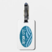 Bryson City North Carolina Außenbereich Gepäckanhänger (Rückseite vertikal)