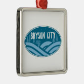 Bryson City North Carolina Außenbereich Ornament Aus Metall (Rechts)