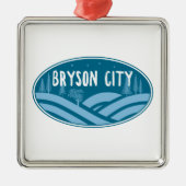 Bryson City North Carolina Außenbereich Ornament Aus Metall (Vorne)