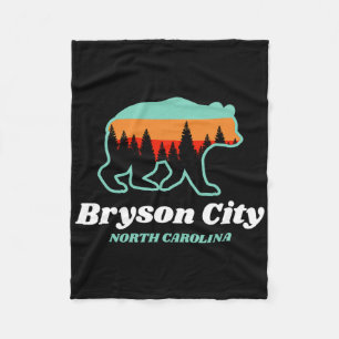 Bryson City North Carolina Bärenberge Land Fleecedecke