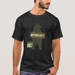 Bryson City North Carolina NC Niedlich Hitchwander T-Shirt