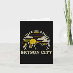 Bryson City North Carolina Nc T Shirt Vintag Hiki Karte