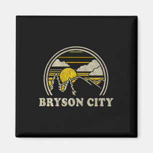 Bryson City North Carolina Nc T-Shirt Vintage Hiki Magnet