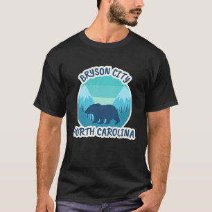 Bryson City, North Carolina Retro Vintage Vacation T-Shirt