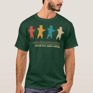 Bryson City North Carolina Vintag Bear NC Distanze T-Shirt