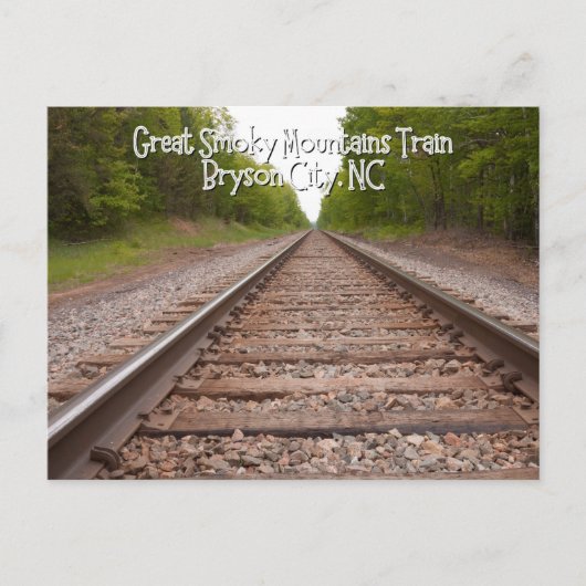 Bryson City Railway North Carolina Postkarte (Vorderseite)