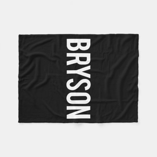 Bryson - Cool New Funny Name Fan Gift Tee Fleecedecke (Vorderseite (Horizontal))