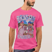 Bryson Dechambeau Bootleg Collage Style T-Shirt (Vorderseite)