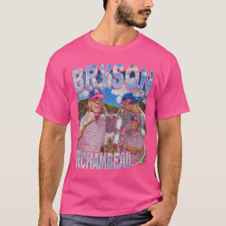 Bryson Dechambeau Bootleg Collage Style T-Shirt
