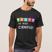 Bryson DeChambeau Mad Scientist Periodic Table Gol T-Shirt (Vorderseite)