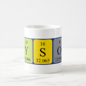Bryson Namen-Tasse periodischer Tabelle Kaffeetasse (Mittel)