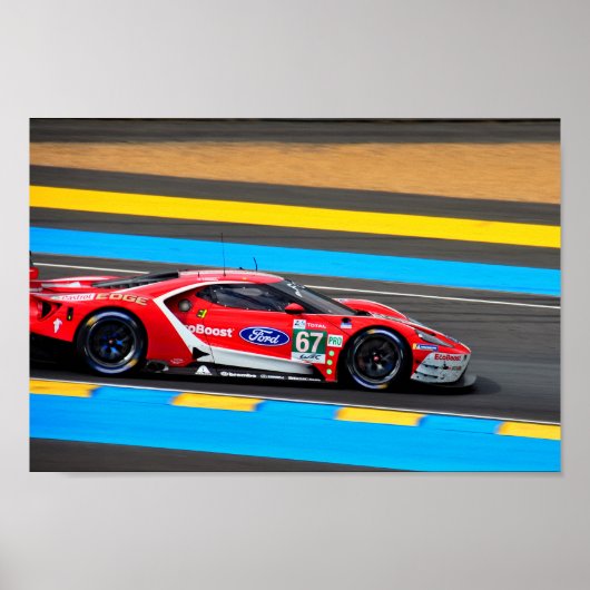 BRZ Nr. 67 24 Stunden von Le Mans 2019 Poster (Vorne)