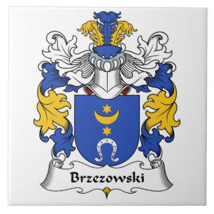 Brzezowski Familienwappen Fliese