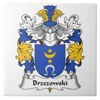 Brzezowski Familienwappen Fliese