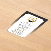 BS - Bachelor of Science Degree Uni-Abschluss Acryleinladungen (Ablage )