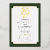 BS - Bachelor of Science Degree Uni-Abschluss Folieneinladung (Vorderseite)