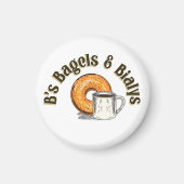 B's Bagels Magnet Round (Vorne)