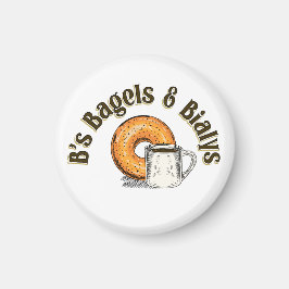 B's Bagels Magnet Round