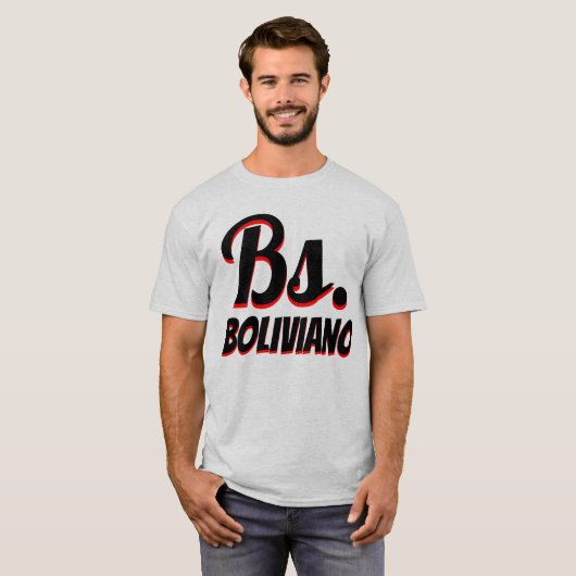 Bs. Boliviangrau T-Shirt (Vorne ganz)