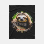 Bs Im Stoic Sloth Fleecedecke (Vorderseite)
