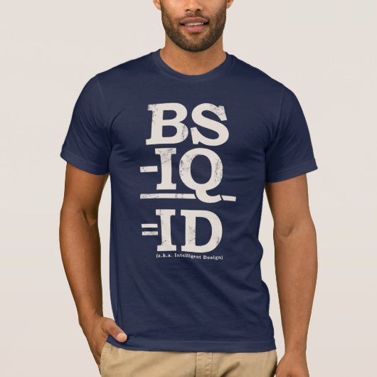 BS - IQ = IDENTIFIKATION T-Shirt (Vorderseite)