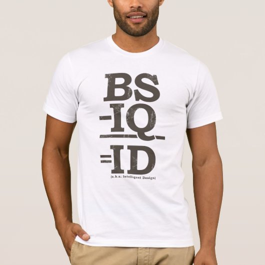 BS - IQ = IDENTIFIKATION T-Shirt (Vorderseite)