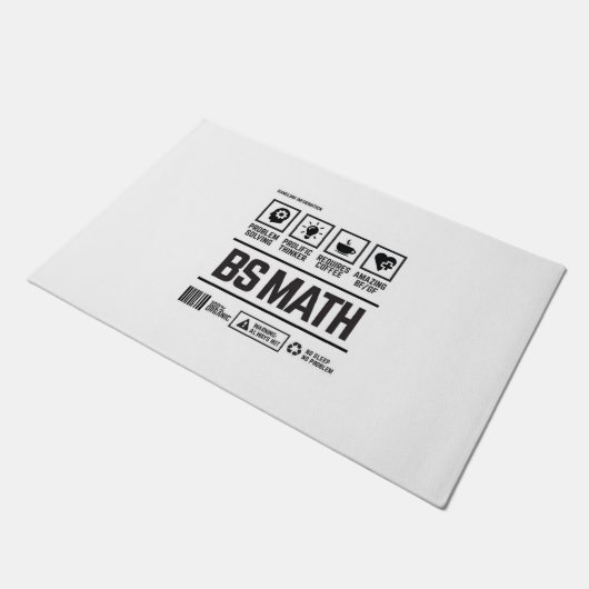 bs math fußmatte (Schrägansicht)