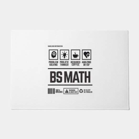 bs math fußmatte (Vorderseite)