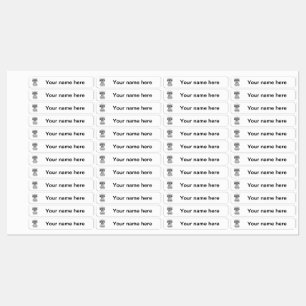 BSA 176 Wäscheschilder Etiketten