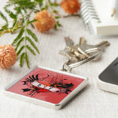 BSF Best Sister Friend Forever Grunge Herz Schlüsselanhänger (Seite)