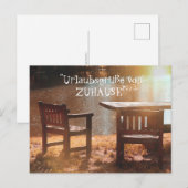 bsgrüße von Zuhause Postkarte (Vorne/Hinten)