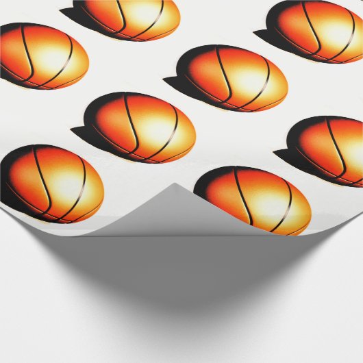 Bsketball Geschenkpapier (Ecke)