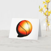 Bsketball Karte (Gelbe Blume)