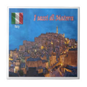BSL017 MATERA, The Sassi of Matera, Fliese (Vorderseite)