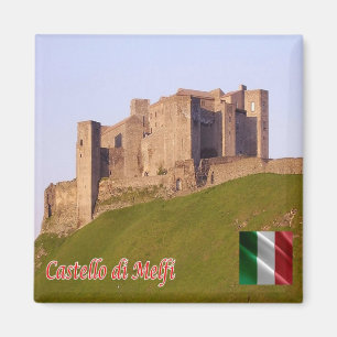 BSL019 MELFI, Castle, Basilicata Italien, Kühlschr Magnet