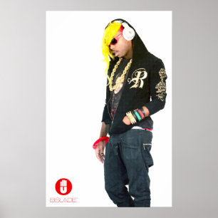 @BSLADE blondes Ehrgeiz-Plakat Poster