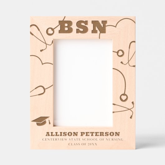 BSN-Abschluss Geätzte Rahmen (Vorderseite)