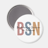 BSN Bachelor of Science in Nursing Abschluss Magnet (Vorderseite/Rückseite)