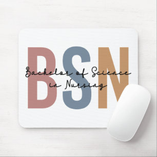 BSN Bachelor of Science in Nursing Abschluss Mousepad