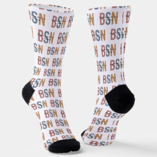 BSN Bachelor of Science in Nursing Abschluss Socken
