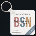 BSN Bachelor of Science in Nursing RN Abschluss Schlüsselanhänger<br><div class="desc">Personalisierter BSN Bachelor of Science in Nursing RN Abschluss Keepake Geschenke!</div>