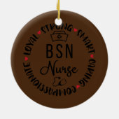 BSN Krankenzubehör Krankenpfleger Krankenpflege Ab Keramik Ornament (Hinten)