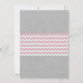 BSN Nurse Abschluss lädt, PINK graue Tafel Einladung (Rückseite)